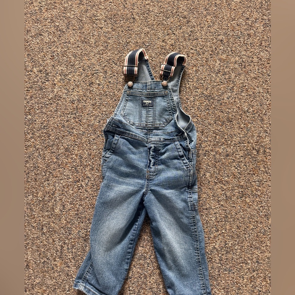 OshKosh B'gosh Blue Denim Toddler 2T Overalls